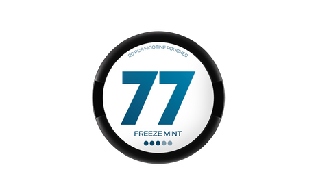 77 Nicotine Pouches Freeze Mint