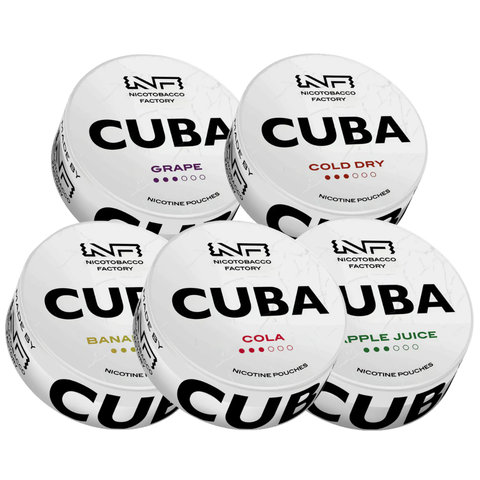 5 x Cuba White Mixpack