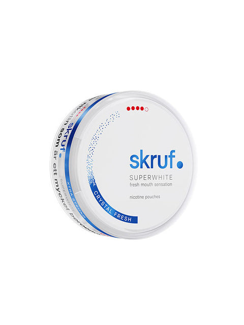 Skruf Superwhite Crystal Fresh Xtra Strong
