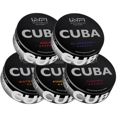 5 x Cuba Black Mixpack